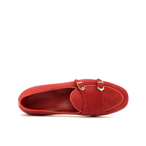 Mens Red Monk Royal Slipper