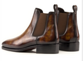 Brown Patina Chelsea Boot