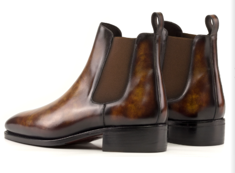 Brown Patina Chelsea Boot